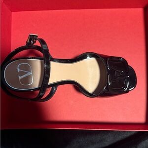 Valentino Garavani Black Patent Heels